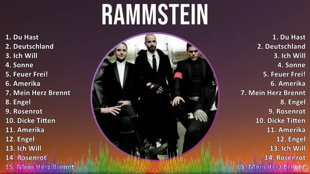 Rammstein 2024 MIX Favorite Songs - Du Hast, Deutschland, Ich Will, Sonne